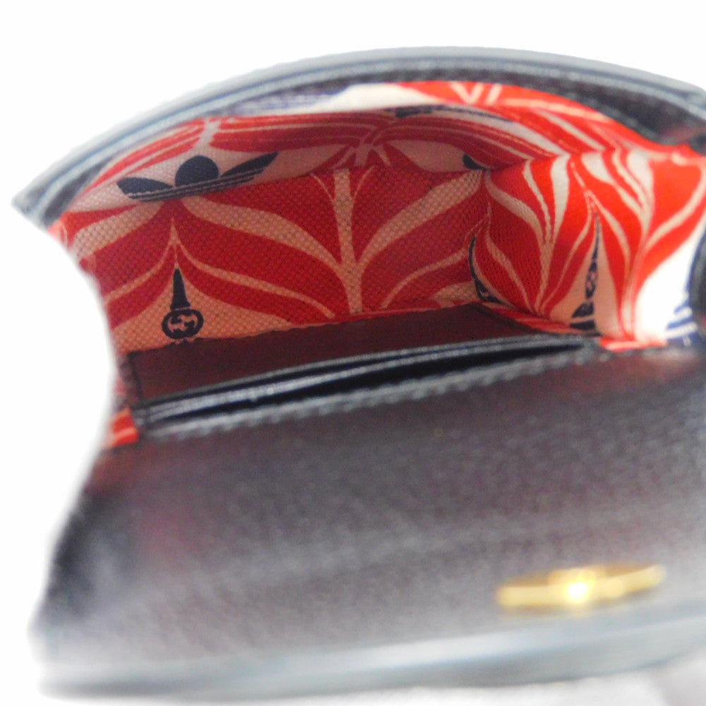 Gucci adidas Phone Holder Textured Leather Shoulder Bag