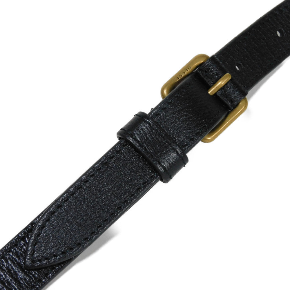 Gucci adidas Phone Holder Textured Leather Shoulder Bag