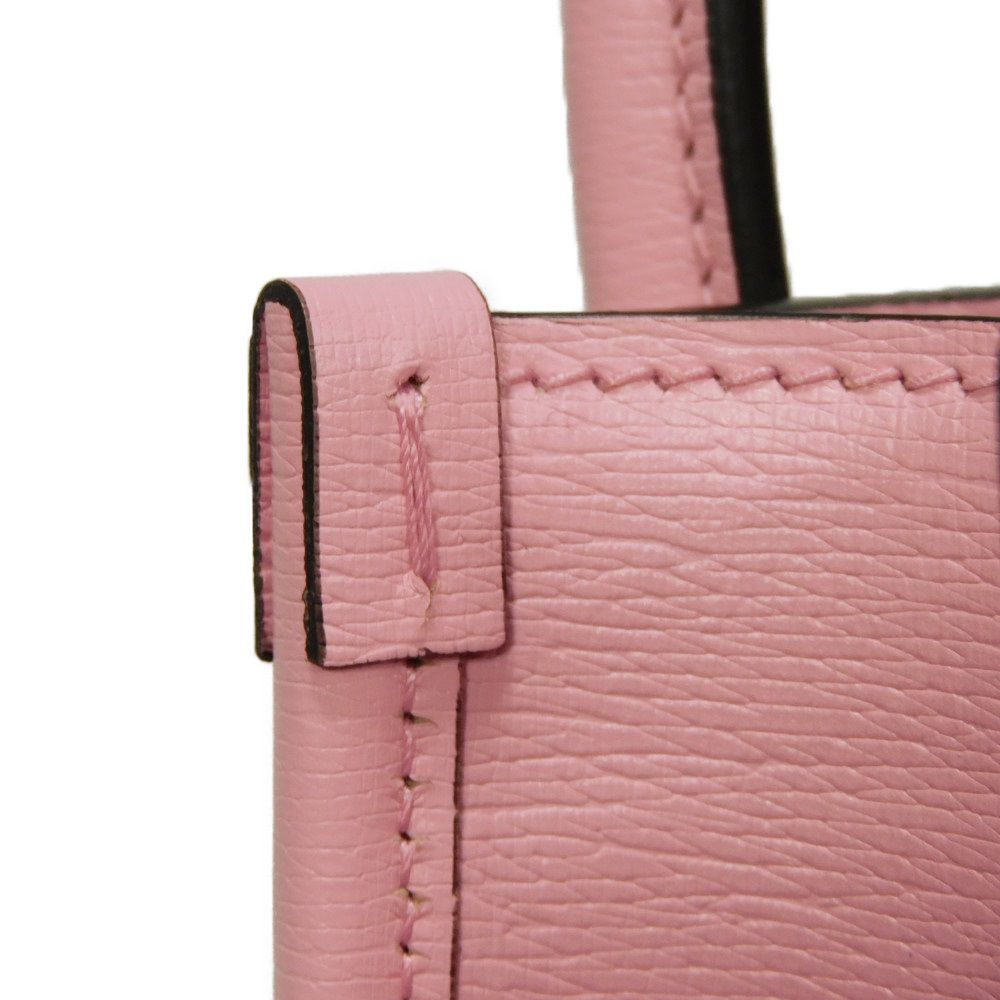 Gucci Bananya Mini Tote Textured Leather 2way Shoulder Bag