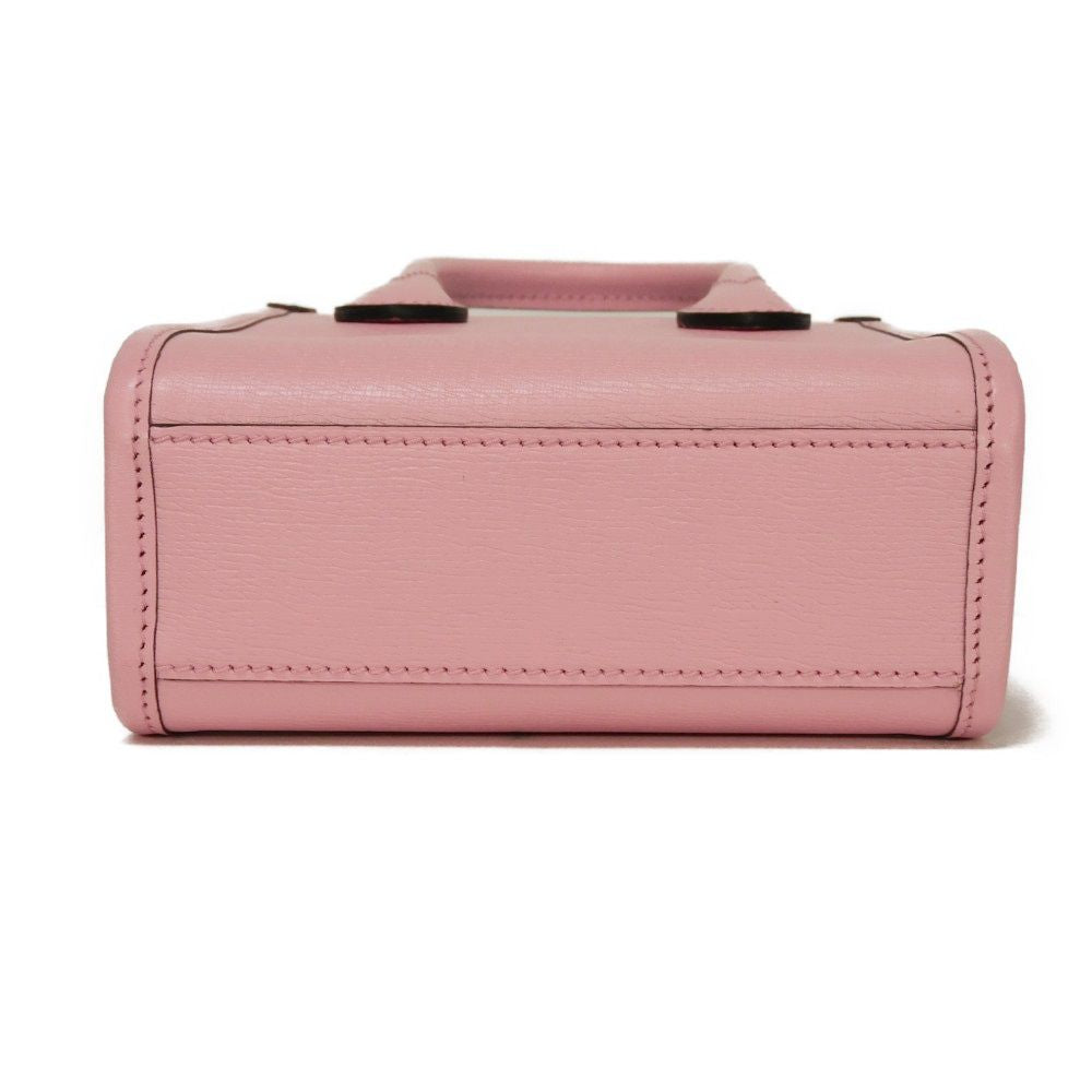 Gucci Bananya Mini Tote Textured Leather 2way Shoulder Bag