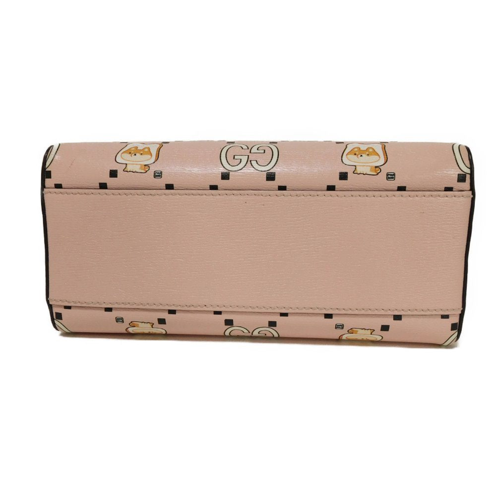 Gucci Animal Print Mini Bag Calf Leather 2way Bag