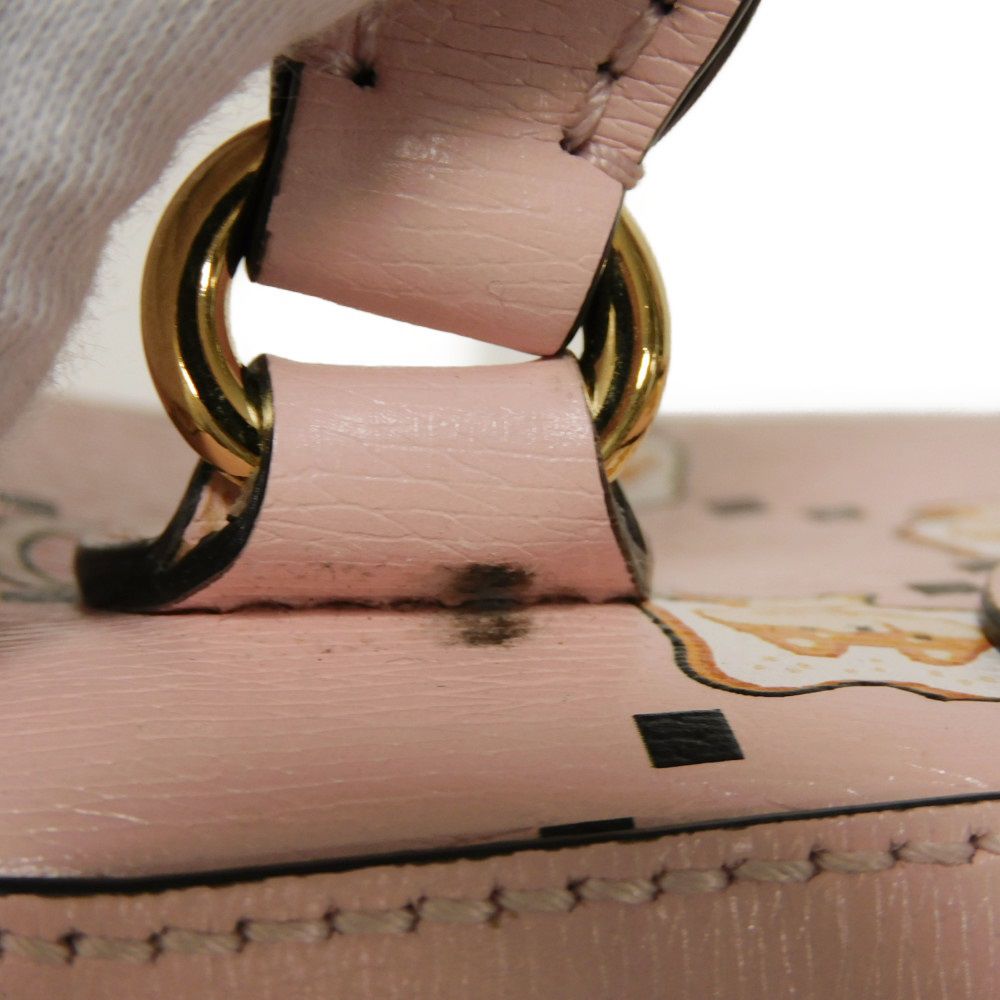 Gucci Animal Print Mini Bag Calf Leather 2way Bag