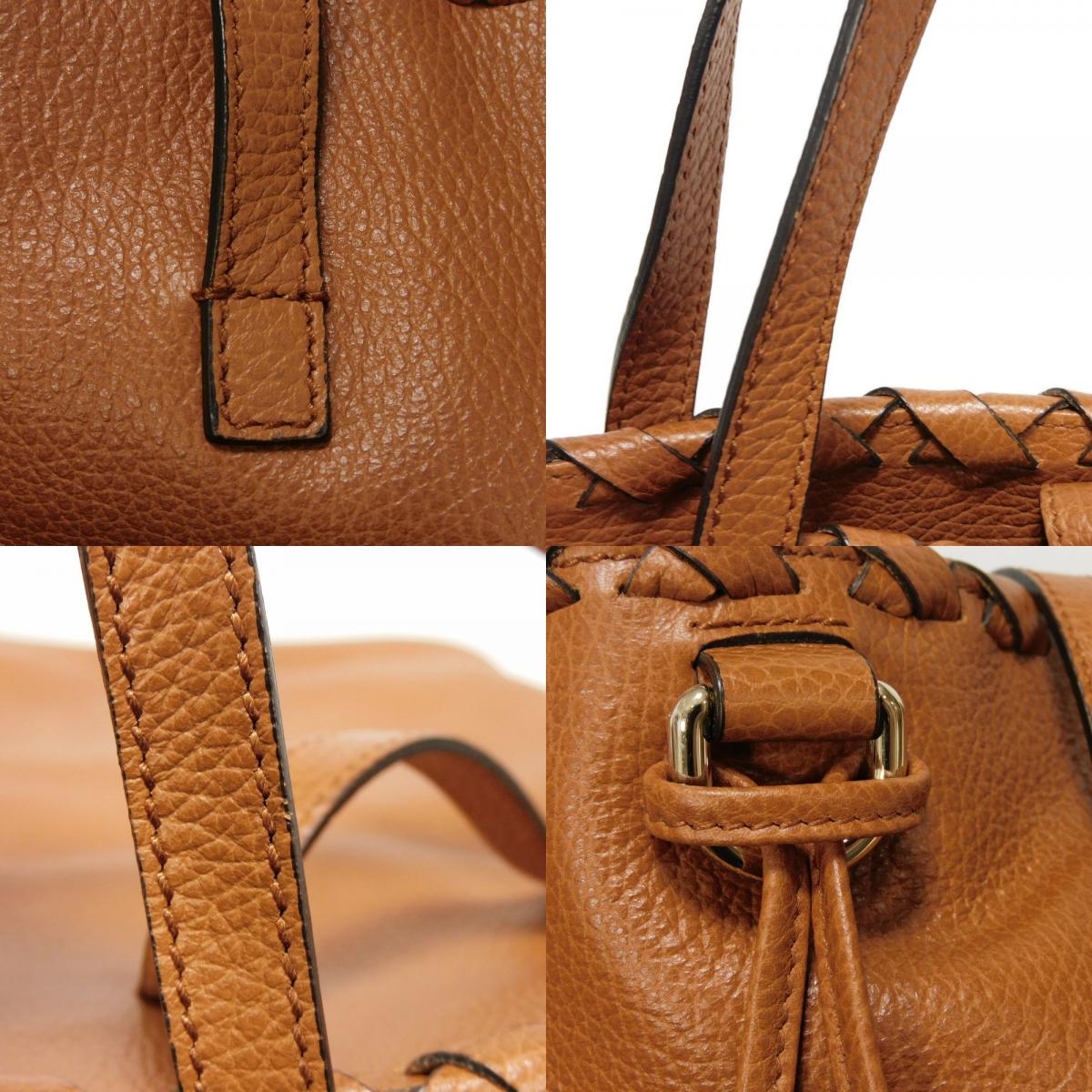 Gucci Bamboo Tassel Calf Leather Tote Bag