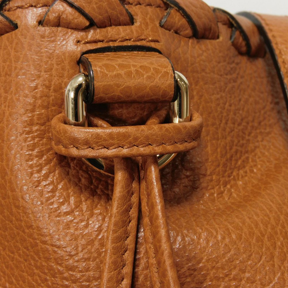 Gucci Bamboo Tassel Calf Leather Tote Bag