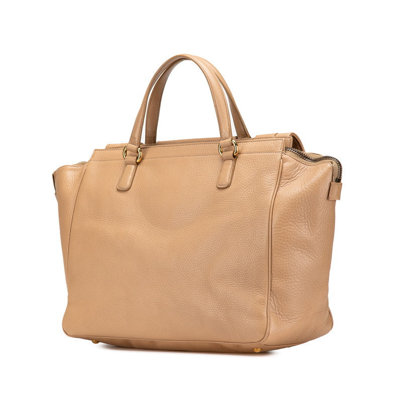 Gucci Double G Leather Boston Bag