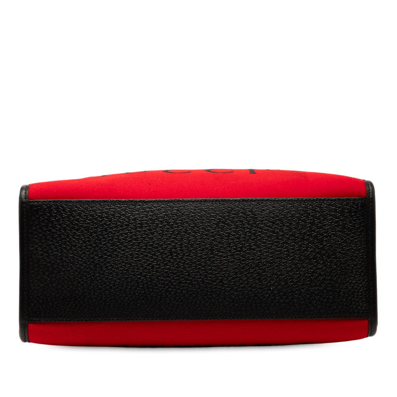 Gucci 100th Anniversary Canvas Leather 2way Bag