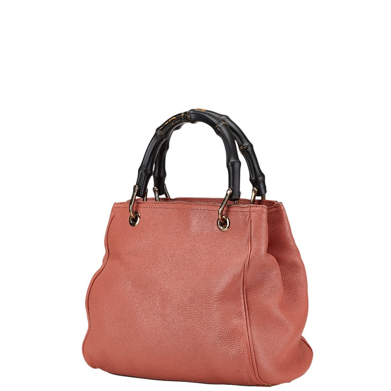 Gucci Bamboo Shopper Leather 2way Bag