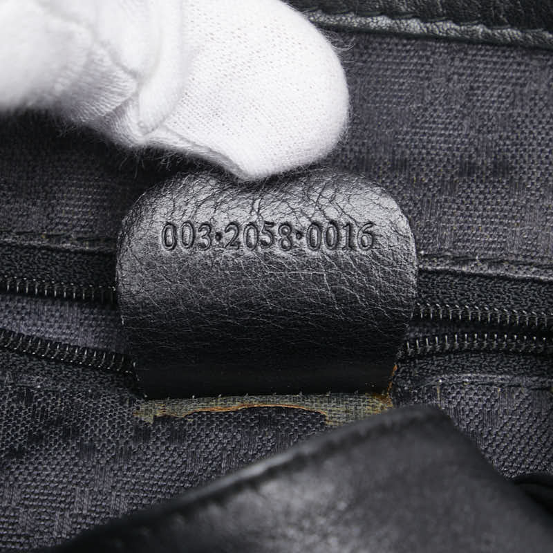 Gucci Bamboo Leather Backpack