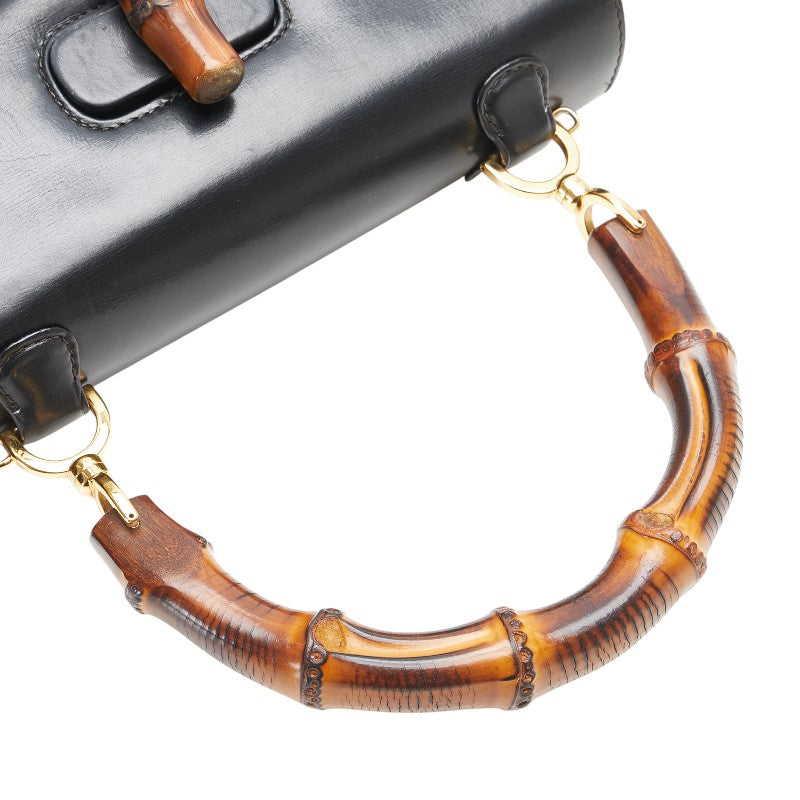 Gucci Bamboo Leather 2way Bag