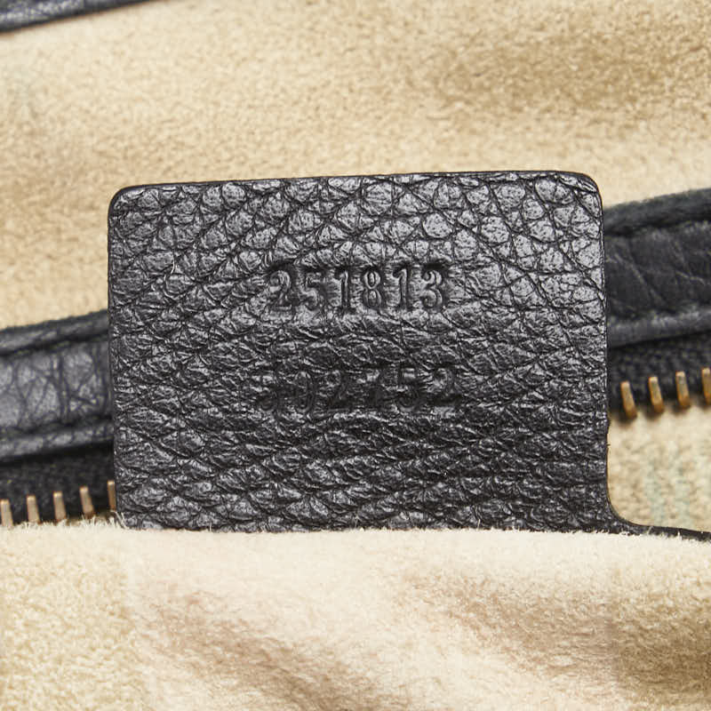 Gucci Double G Leather Boston Bag