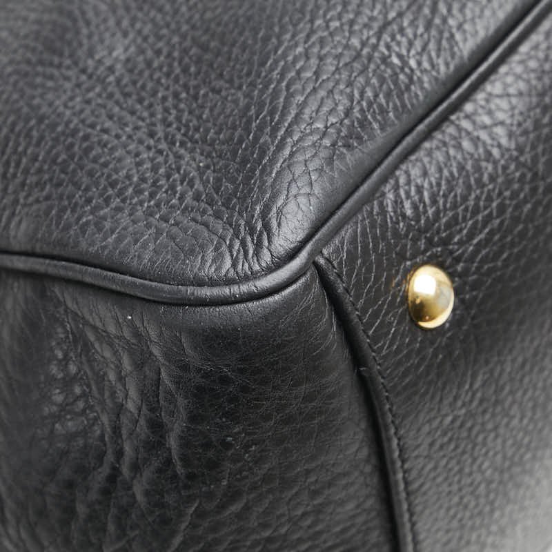 Gucci Double G Leather Boston Bag