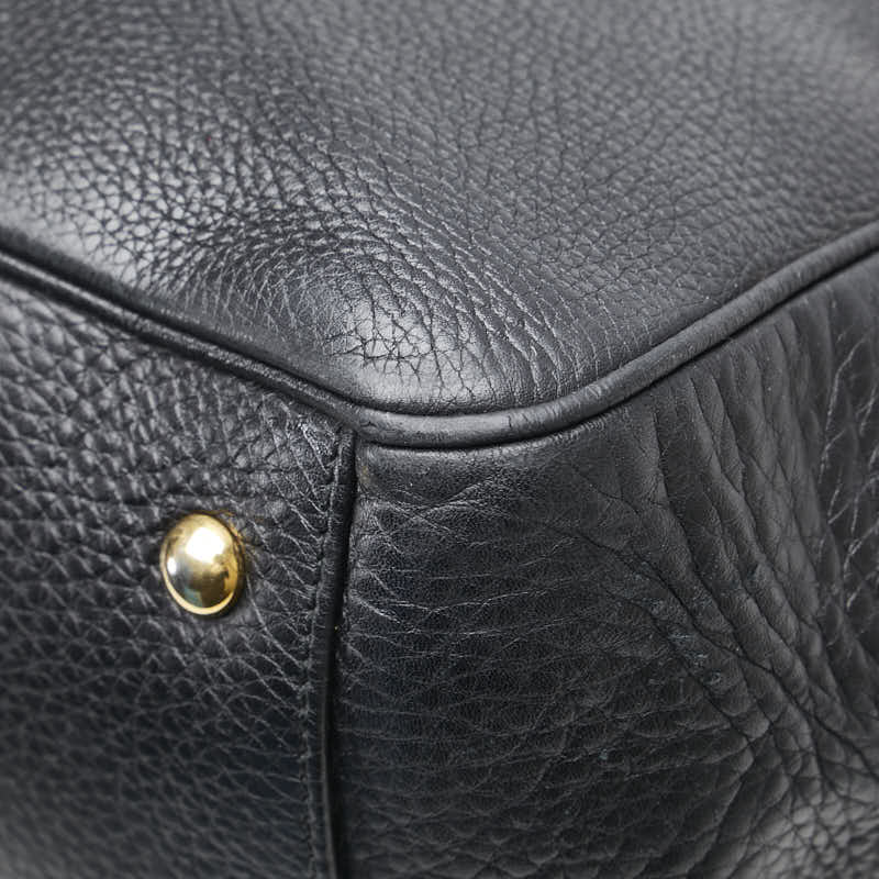 Gucci Double G Leather Boston Bag