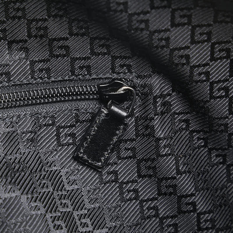 Gucci 114674 Canvas Leather 2way Boston Bag