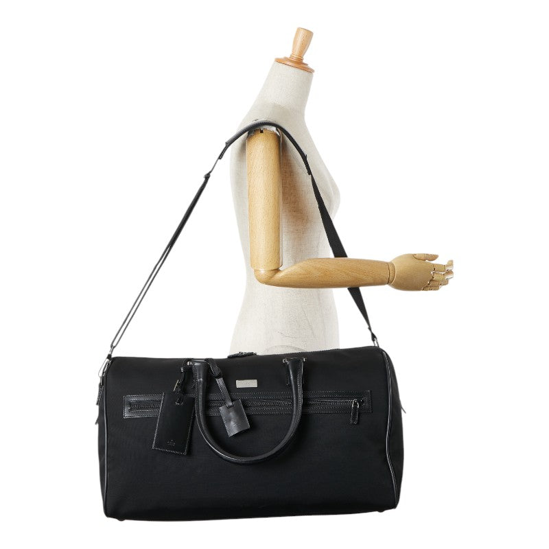 Gucci 114674 Canvas Leather 2way Boston Bag