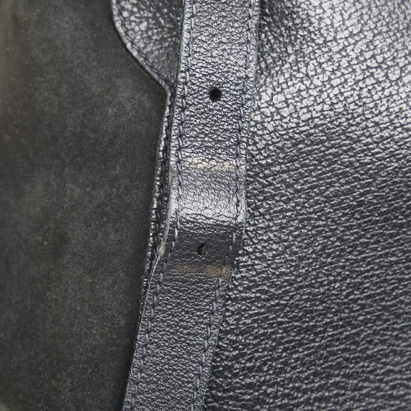 Gucci Bamboo Suede Leather Backpack