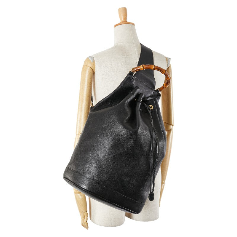 Gucci Bamboo Leather Shoulder Bag