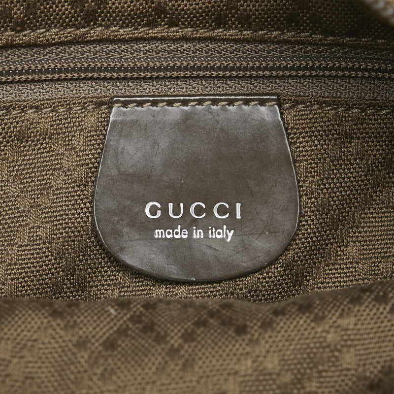 Gucci Bamboo Nylon Leather 2way Bag