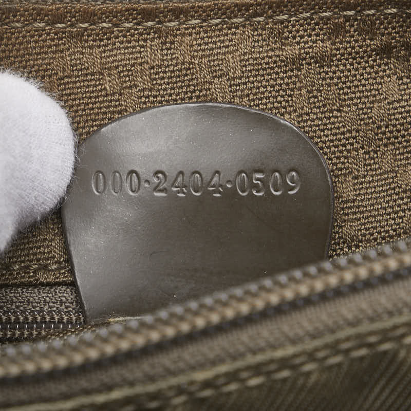 Gucci Bamboo Nylon Leather 2way Bag