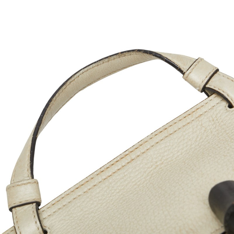 Gucci Daily Bamboo Leather 2way Bag