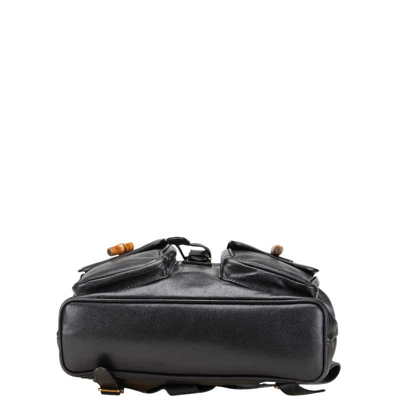 Gucci Bamboo Leather Backpack