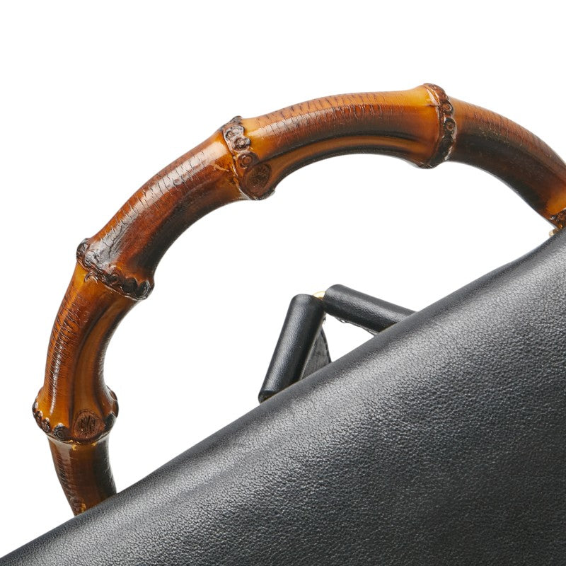 Gucci Bamboo Leather Backpack