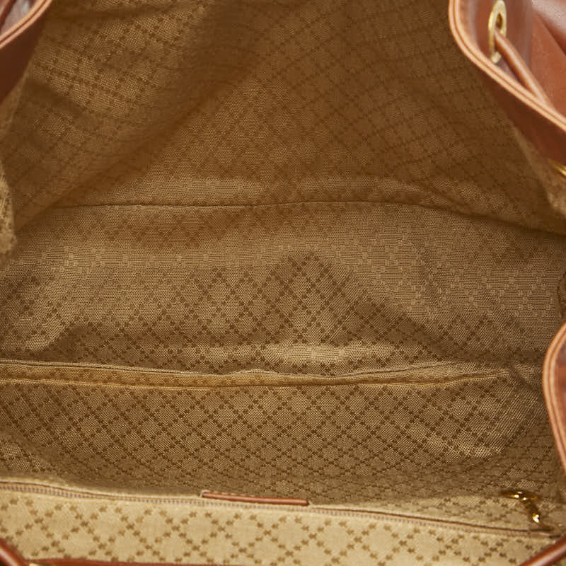 Gucci Bamboo Leather Backpack