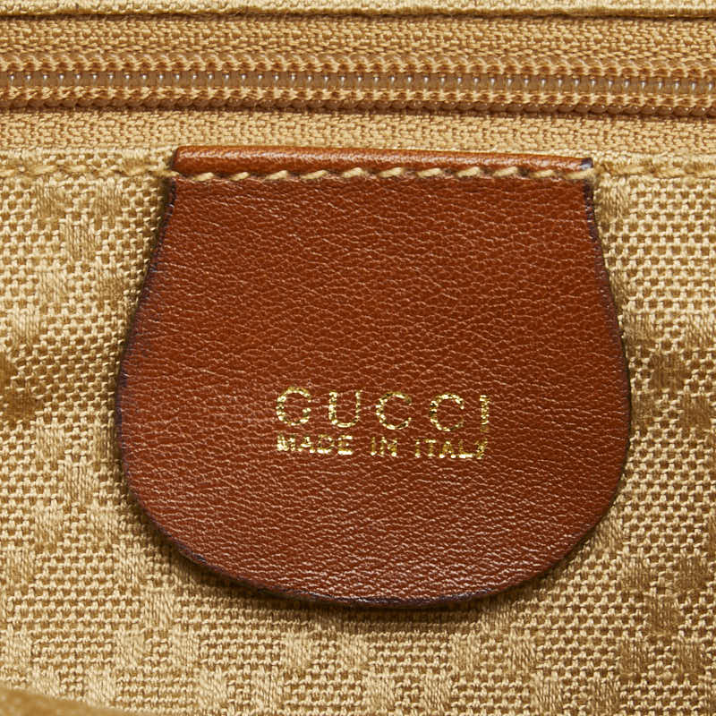 Gucci Bamboo Leather Backpack