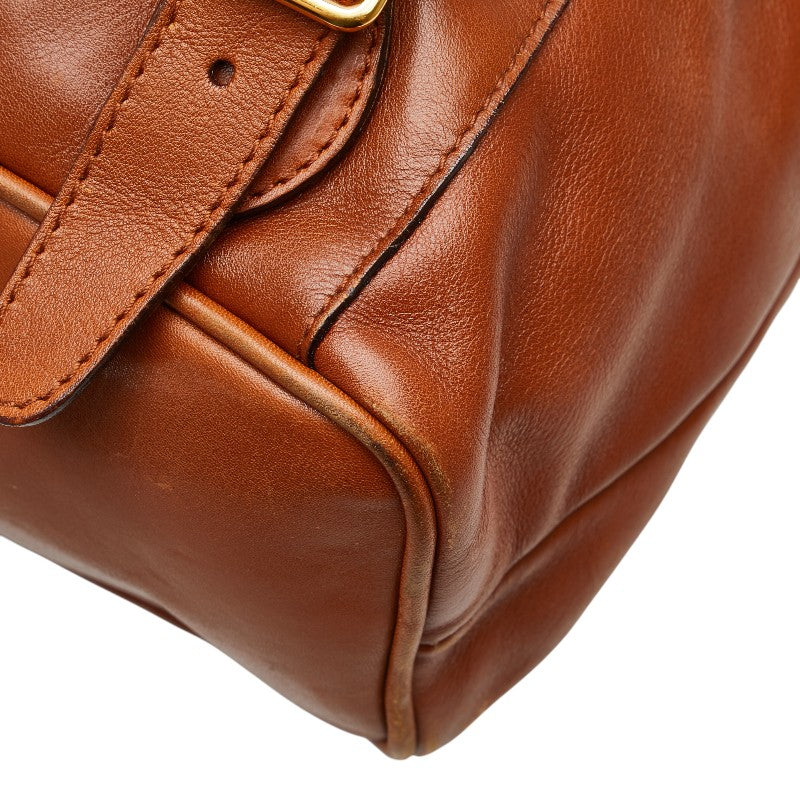 Gucci Bamboo Leather Backpack