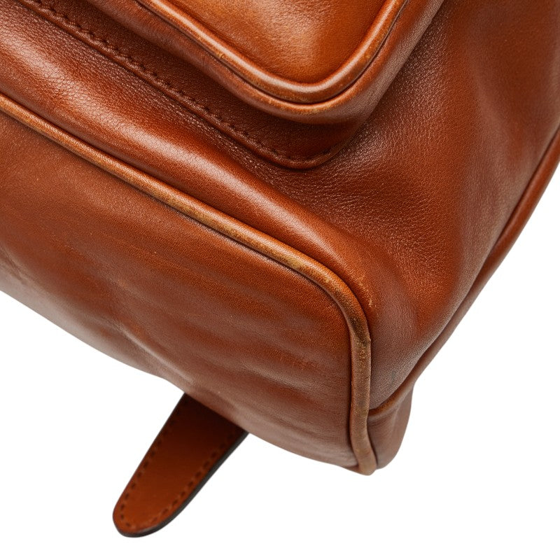 Gucci Bamboo Leather Backpack