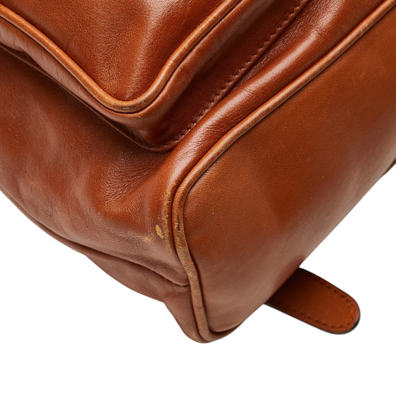 Gucci Bamboo Leather Backpack