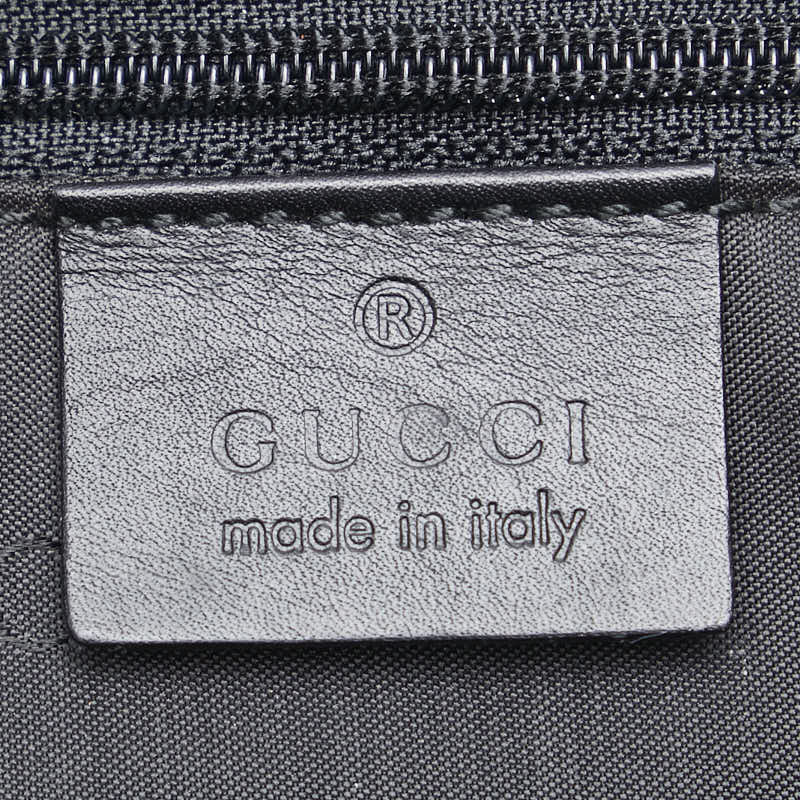 Gucci 001 4035 001553 Canvas Leather Shoulder Bag