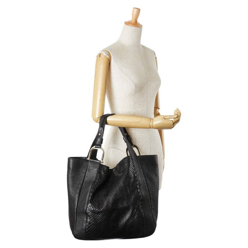 Gucci 257051 Leather Python 2way Bag