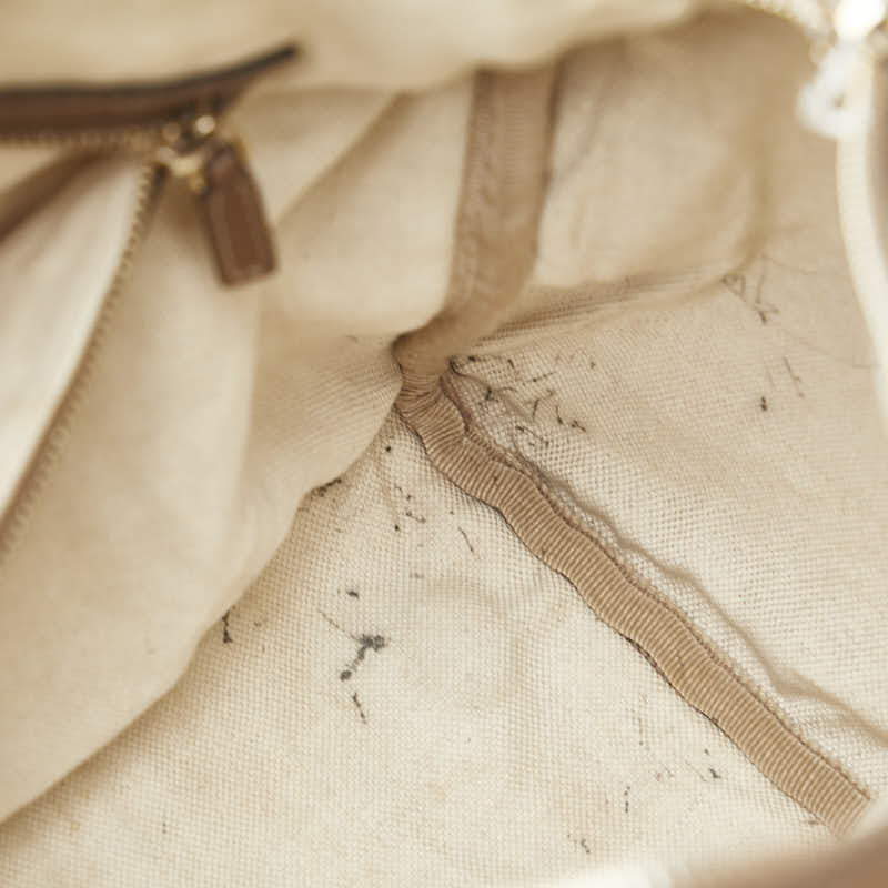 Gucci Flora Canvas Leather Handbag