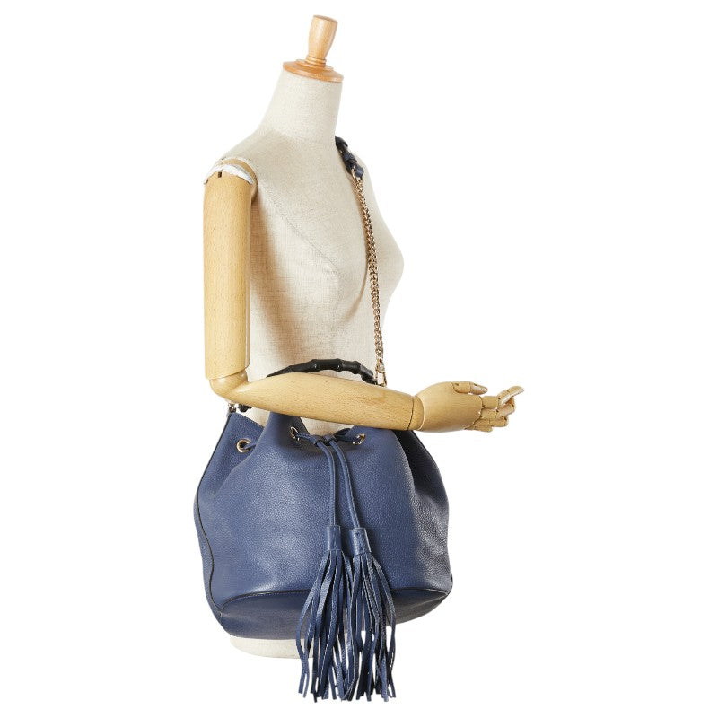 Gucci Bamboo Leather 2way Bag