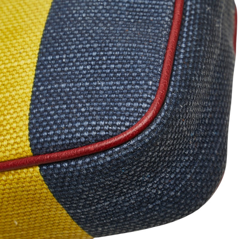 Gucci Baia Dera Canvas Leather Waist Bag