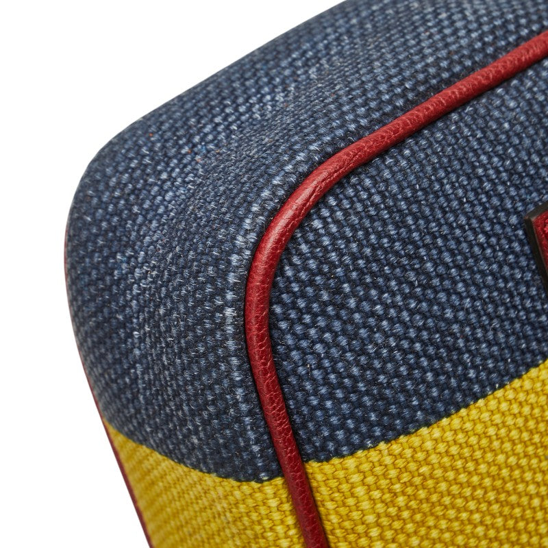 Gucci Baia Dera Canvas Leather Waist Bag