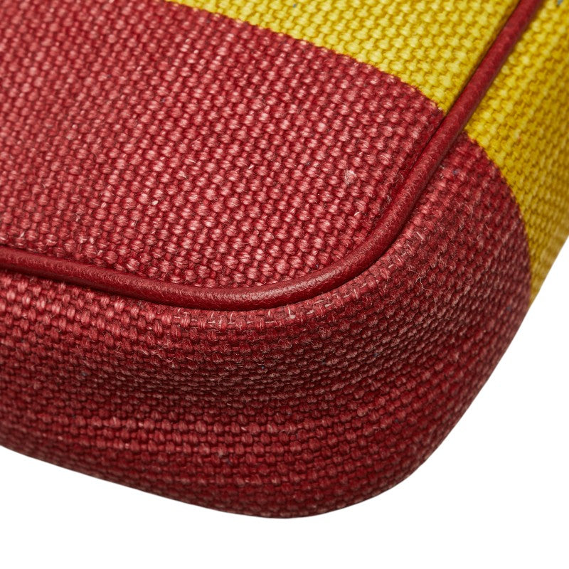 Gucci Baia Dera Canvas Leather Waist Bag