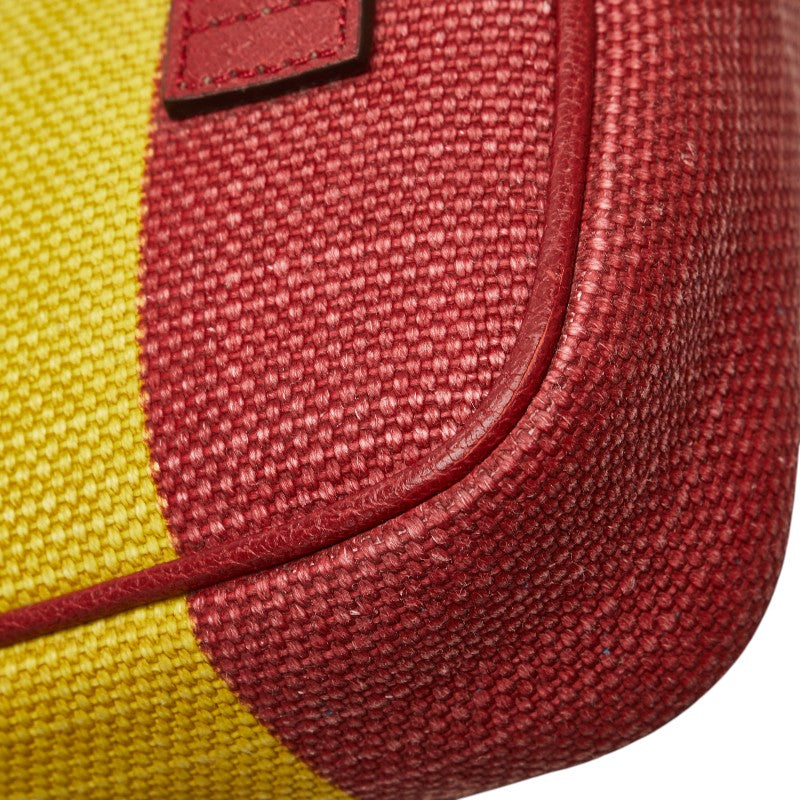 Gucci Baia Dera Canvas Leather Waist Bag