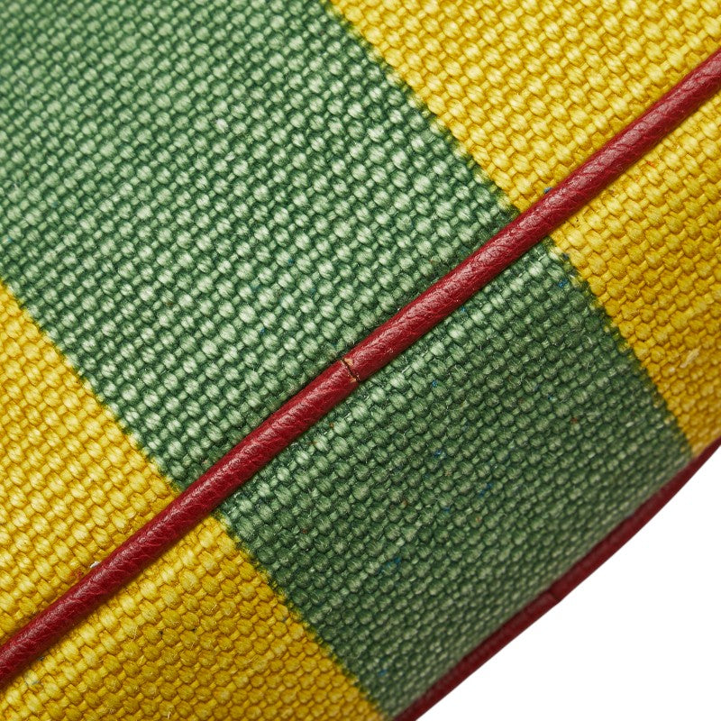 Gucci Baia Dera Canvas Leather Waist Bag