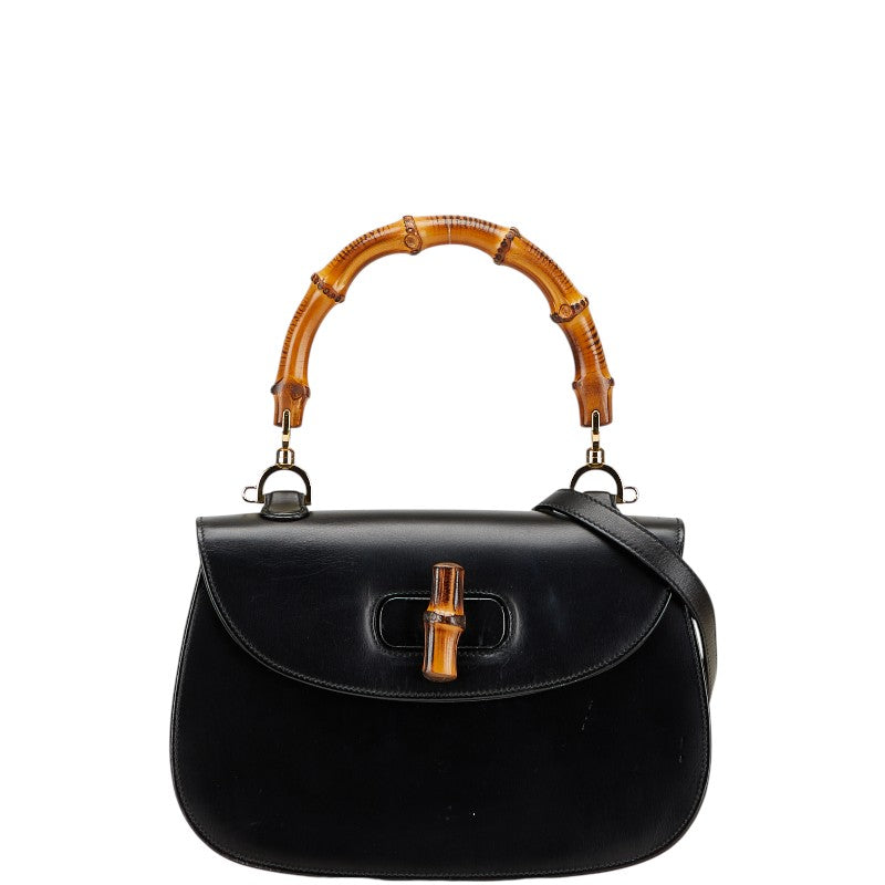 Gucci Bamboo Leather 2way Bag