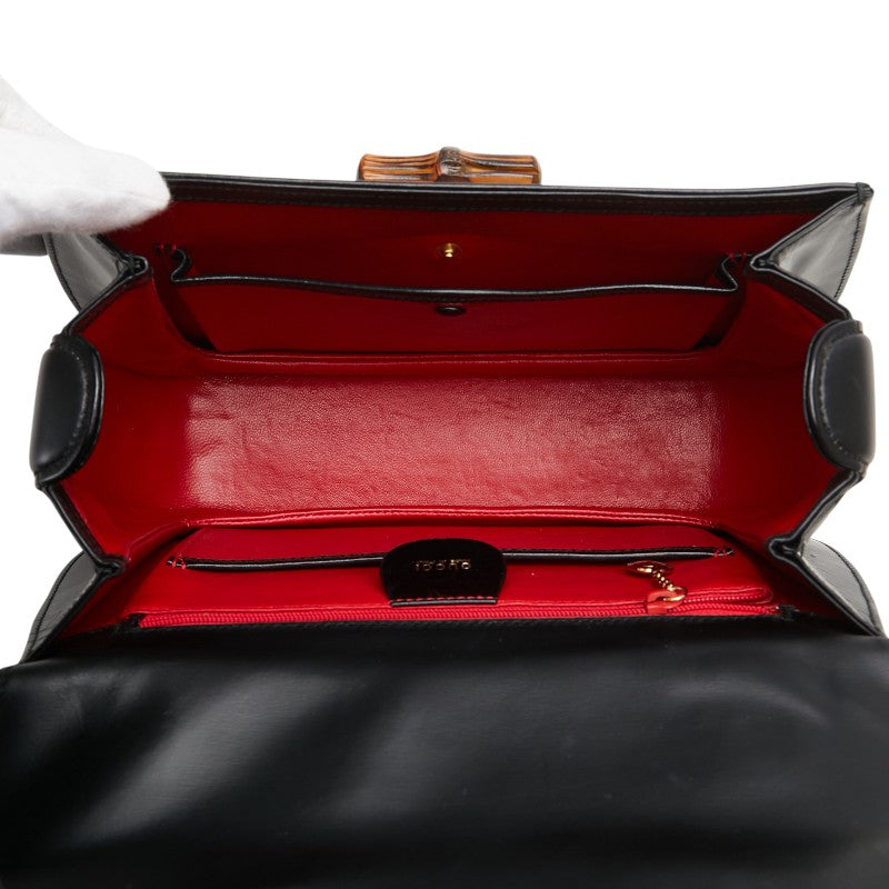 Gucci Bamboo Leather 2way Bag