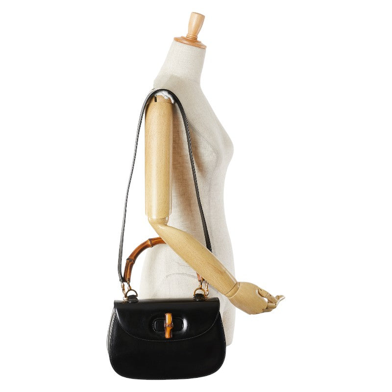 Gucci Bamboo Leather 2way Bag