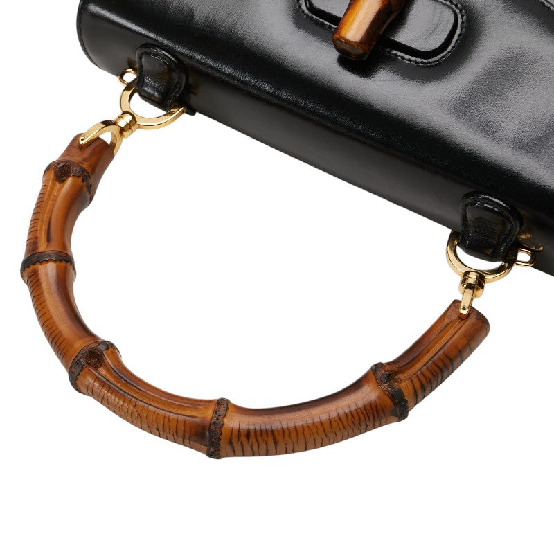 Gucci Bamboo Leather 2way Bag