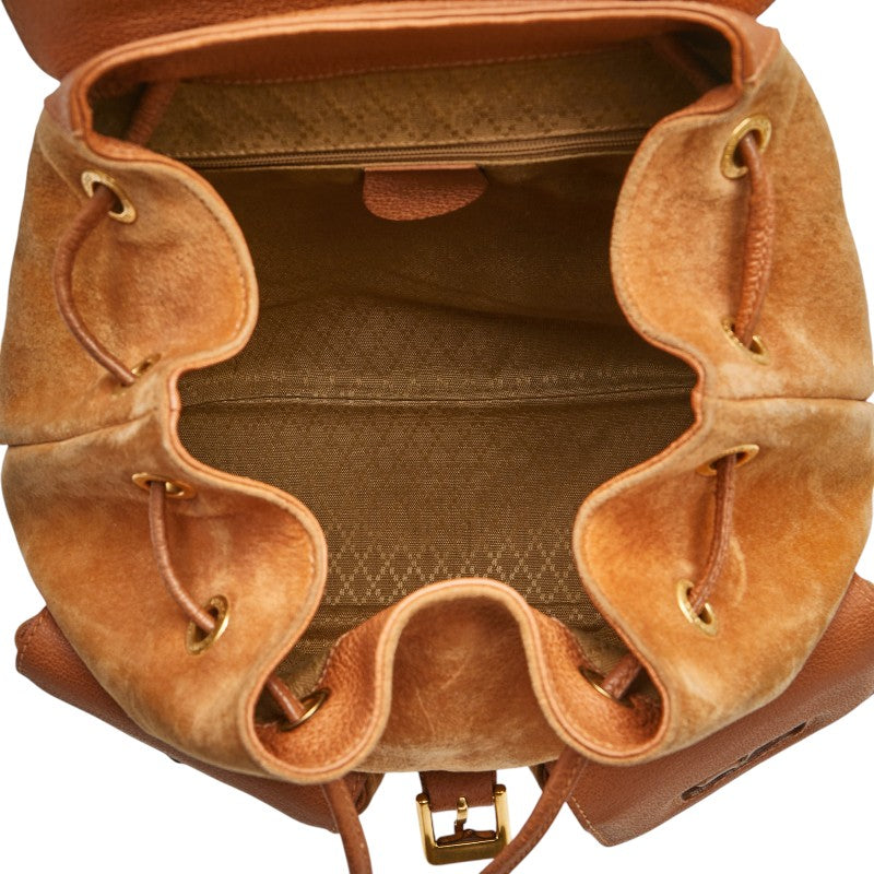 Gucci Bamboo Leather Backpack