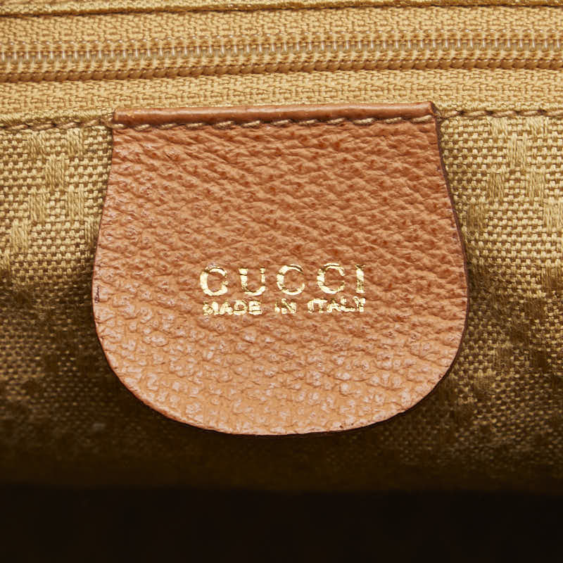 Gucci Bamboo Leather Backpack