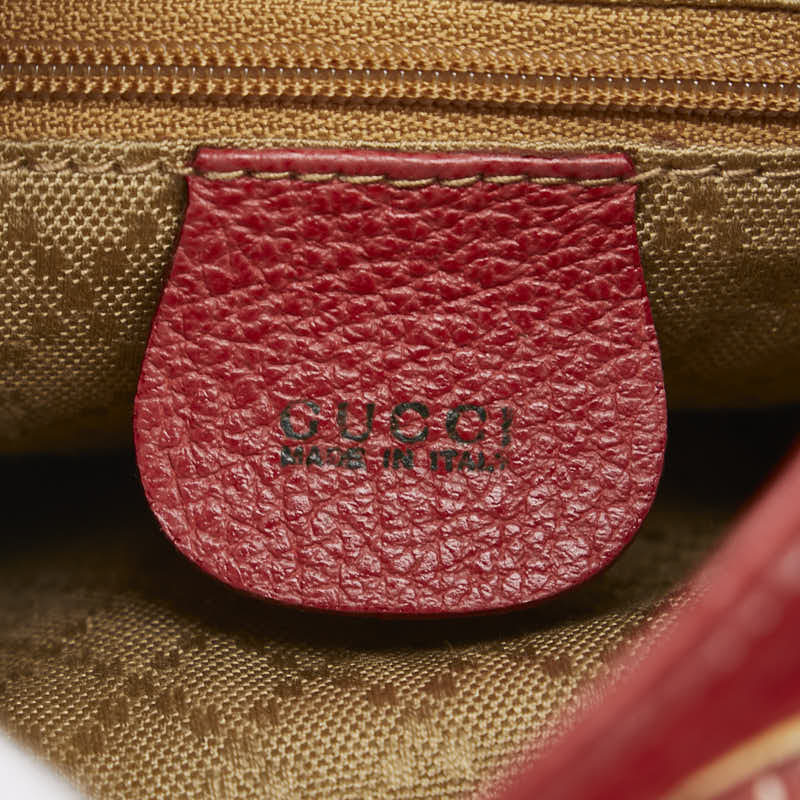 Gucci Bamboo Suede Leather Backpack