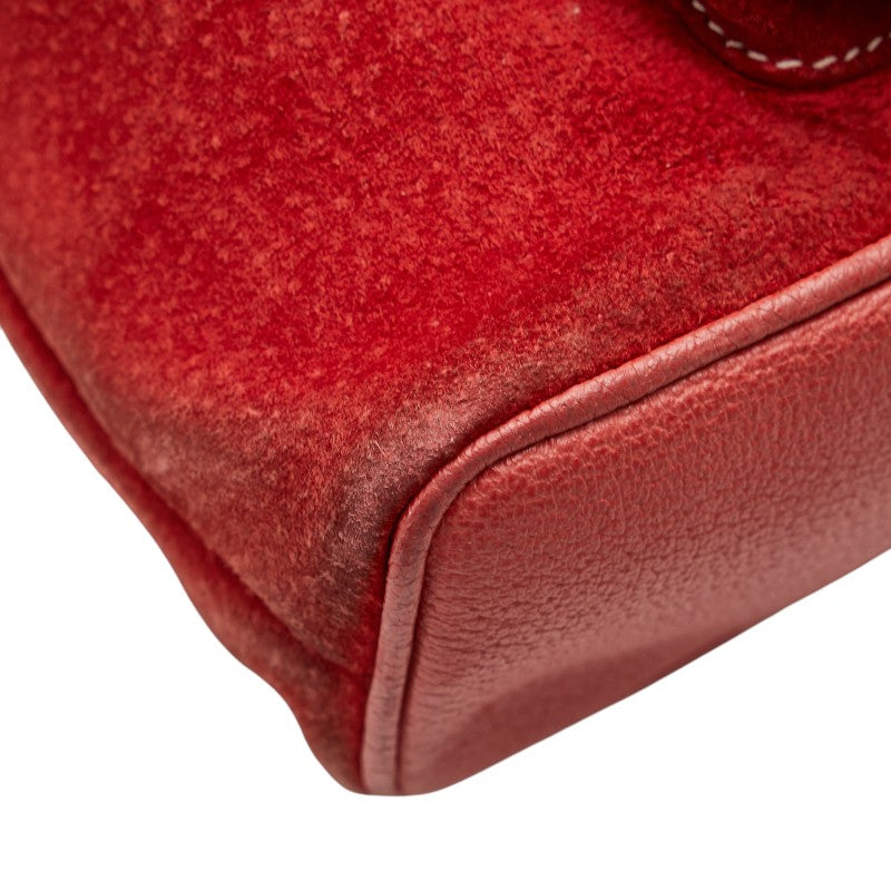 Gucci Bamboo Suede Leather Backpack