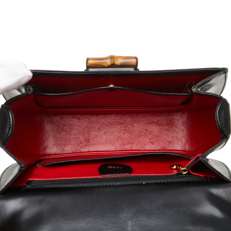 Gucci Bamboo Leather 2way Bag