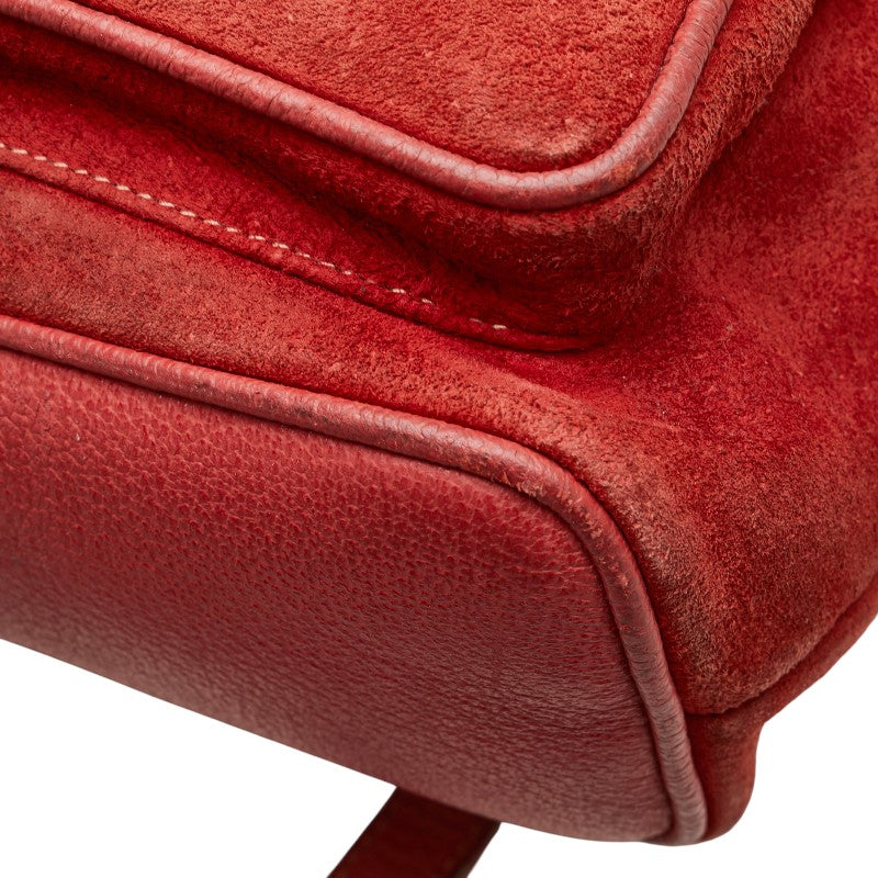 Gucci Bamboo Suede Leather Backpack