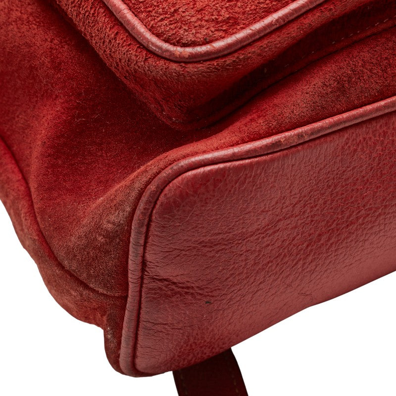 Gucci Bamboo Suede Leather Backpack